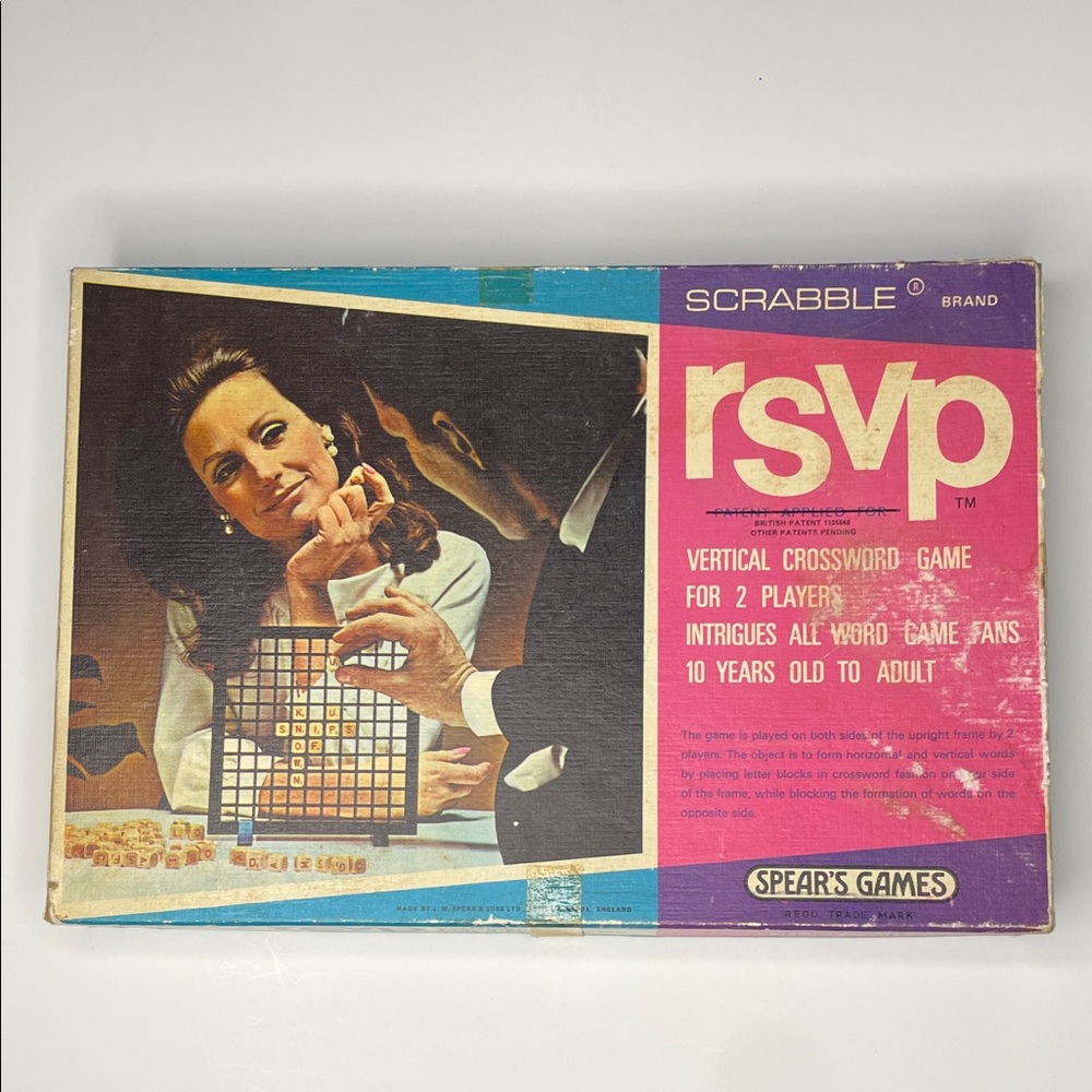 RSVP Vertical Crossword Game - Scrabble